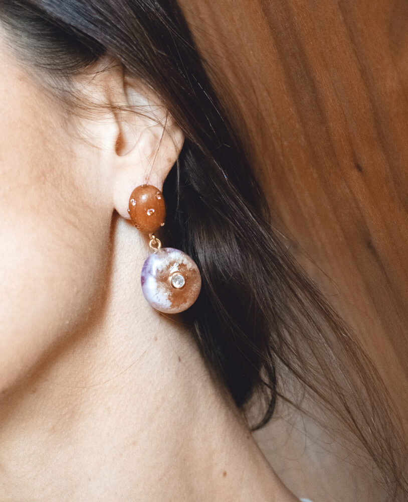 kolore earrings purpur3