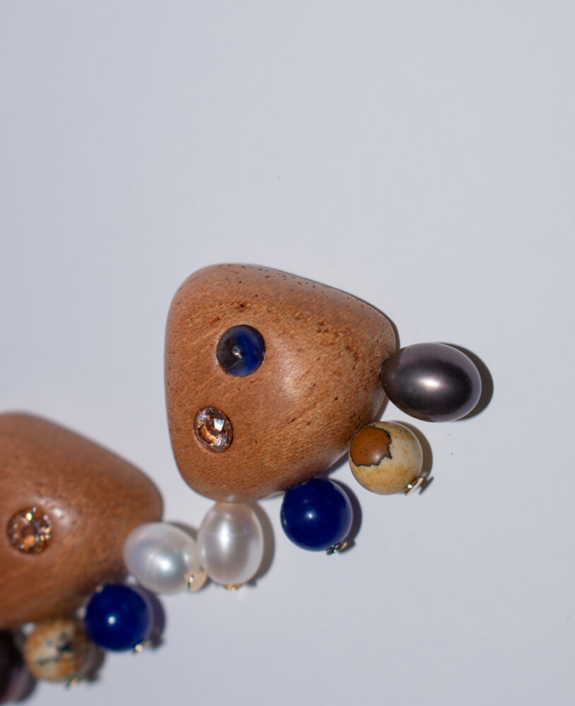 kolore earrings Lotos blue3